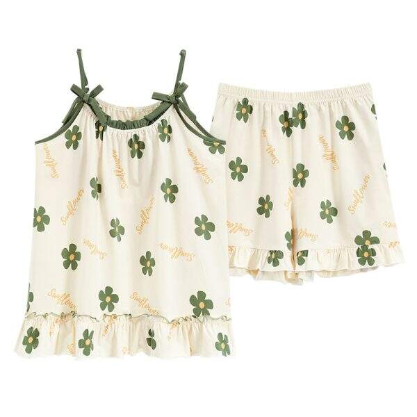 Loose sleepwear and pants two-piece set - Image 5