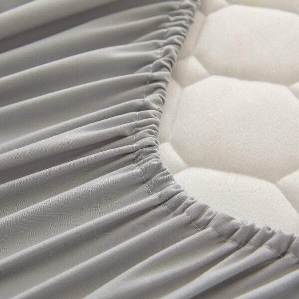 New A-class solid color anti slip mattress with cotton clip - Image 3