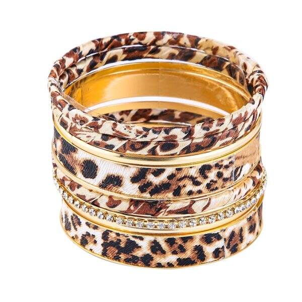Leopard print bracelet for women - Image 1