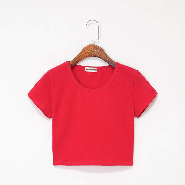 Open navel short sleeved t-shirt for women - Image 4