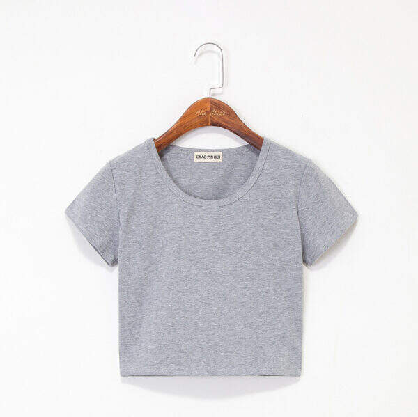 Open navel short sleeved t-shirt for women - Image 3