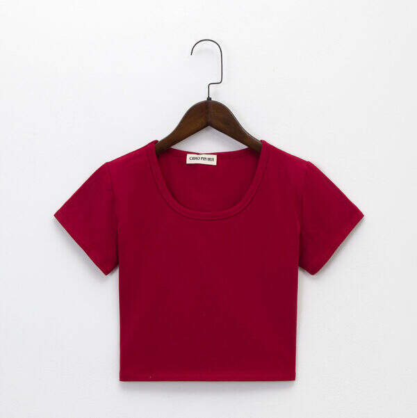 Open navel short sleeved t-shirt for women - Image 2