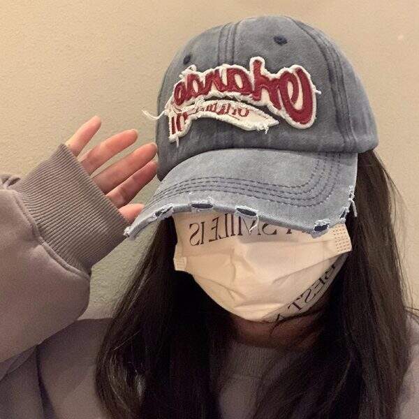 Couple Embroidered Hip Hop Curved brimmed Hat - Image 4