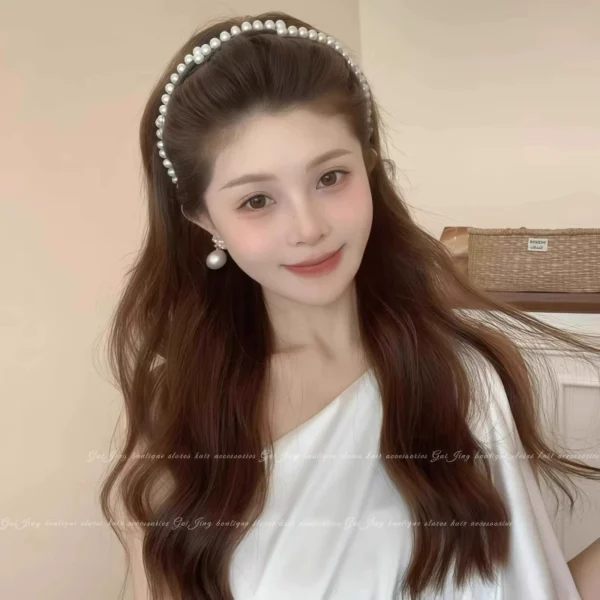 Bead folding headband for girls - Image 4