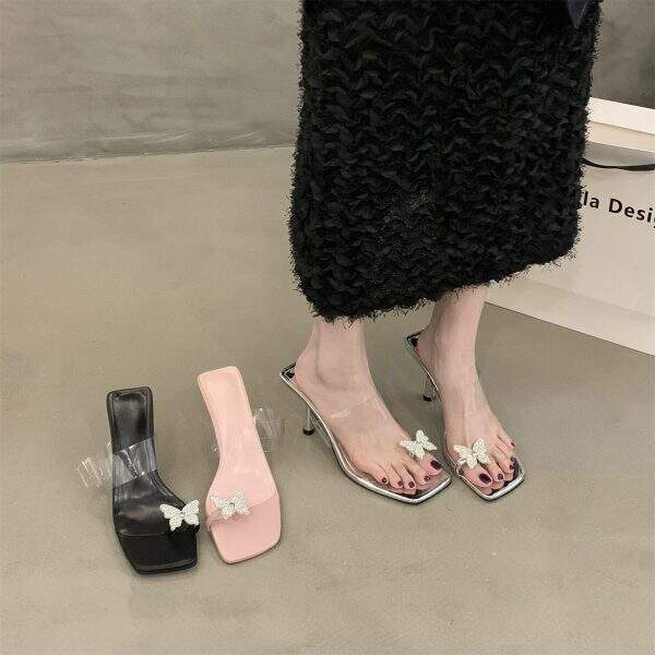 Elegant style open toed slippers - Image 4