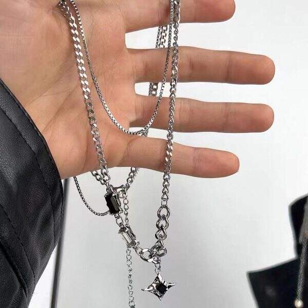 Mangxing double-layer necklace - Image 3