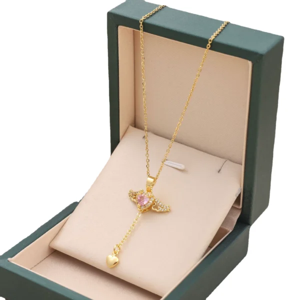 Angel's Wings tassel necklace - Image 4