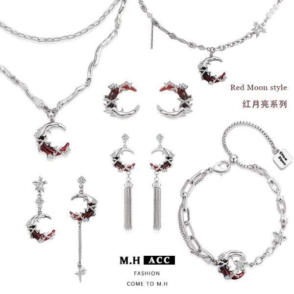 Original Crimson Moon Series Necklace - Image 1