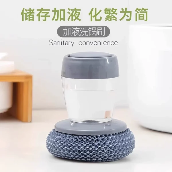 Brush pot magic tool automatically adds liquid to wash dishes - Image 4