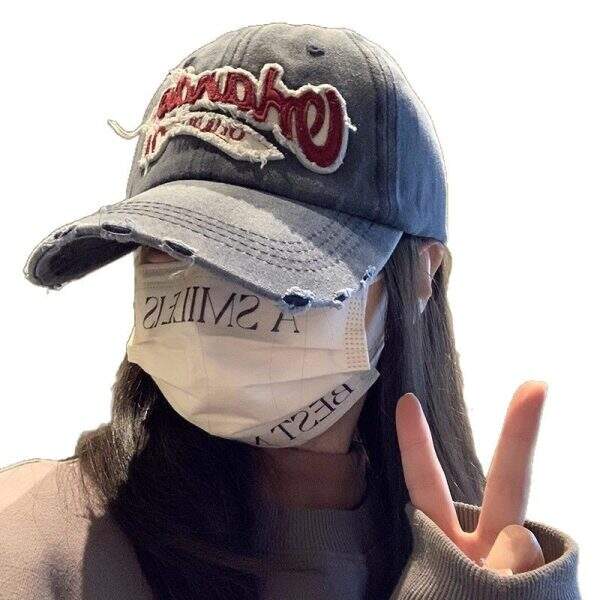 Couple Embroidered Hip Hop Curved brimmed Hat - Image 5