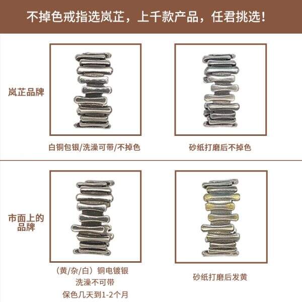 Men's pure silver ring - Image 3