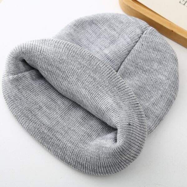 Japanese embroidered letter knitted hat - Image 2