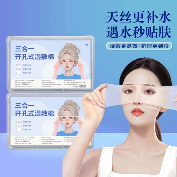 Oral and nasal opening facial mask paper moisturizing cotton thin - Image 2