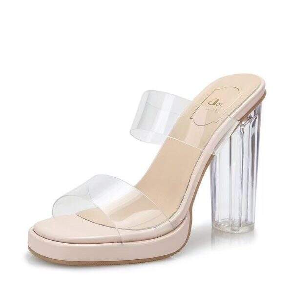 Waterproof platform with flat straps, women's shoes - Image 5
