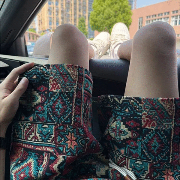 Ethnic style printed shorts for men - Image 4