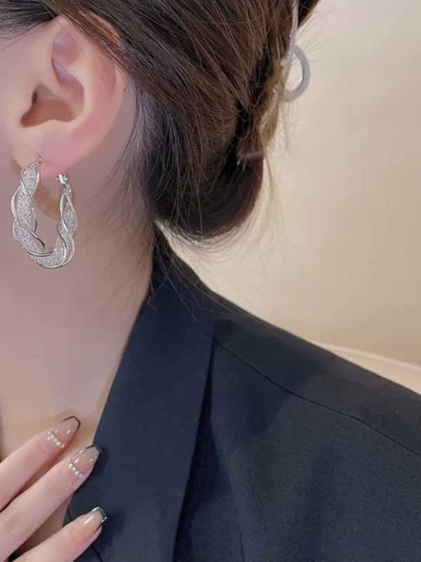 High end circular earrings - Image 2