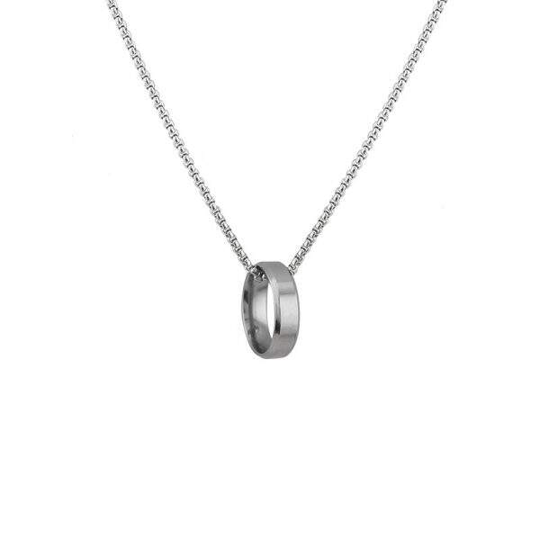 Titanium steel ring necklace - Image 5