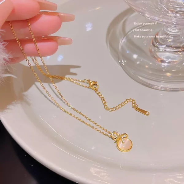 Cat's Eye Stone Locking Chain - Image 2