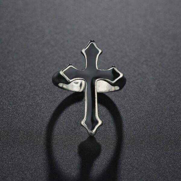 Sex Hip Hop Fashion Cross Ring - Image 2