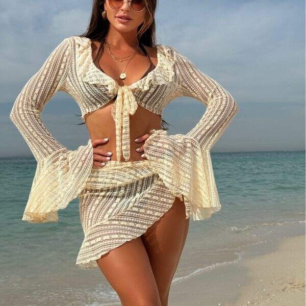 Sexy mesh bikini swimsuit - Image 2