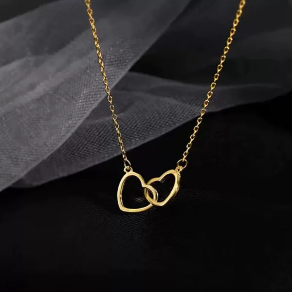 Love Double Ring Necklace Outlets for Women - Image 3