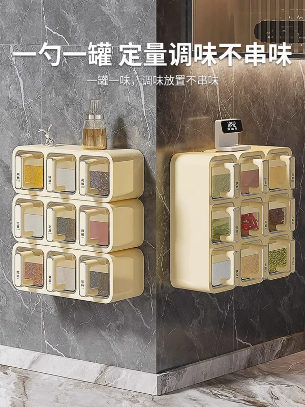Seasoning box wall mounted household kitchen - Image 4