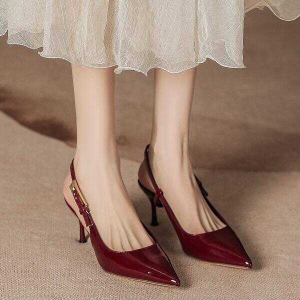 High heels pointed straight strap - Image 2