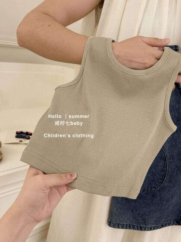 Girls' denim overalls - Image 3
