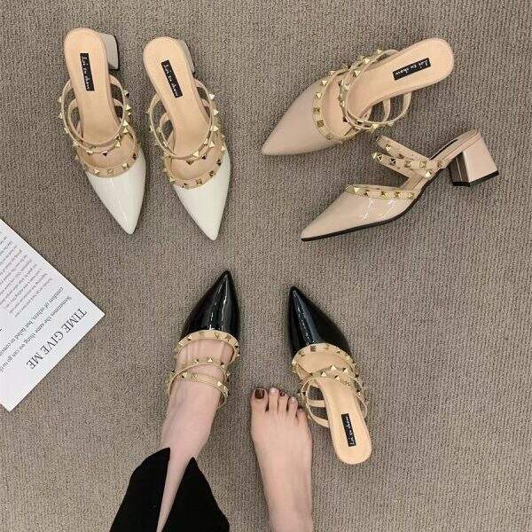 Small studded high heels - Image 1