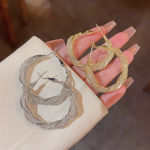 Circle earrings, outlets, women's accessories - Image 1