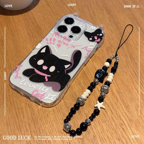 Transparent Cute Cat Phone Case for iPhone - Image 3