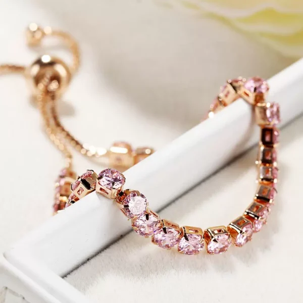 Outlet clearance luxury crystal push-pull bracelet - Image 3