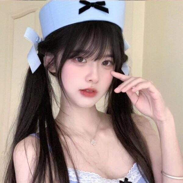 Korean style fitted folding brimmed hat - Image 2