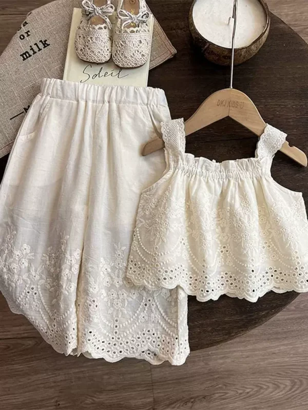 Girls' tank top and pants set - Image 5
