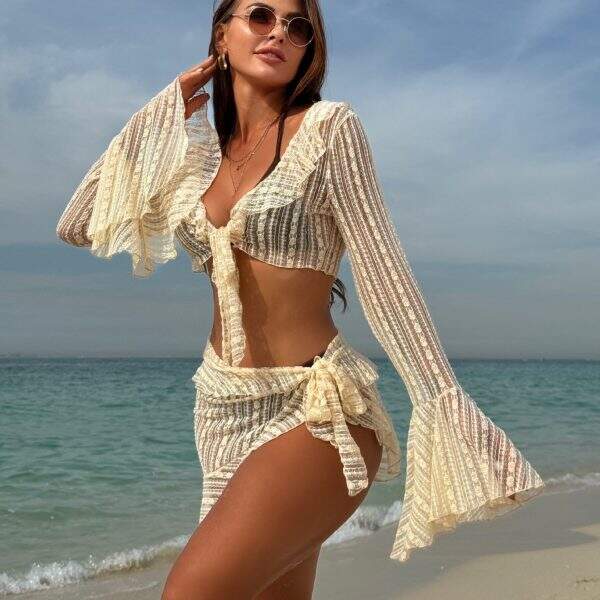 Sexy mesh bikini swimsuit - Image 1