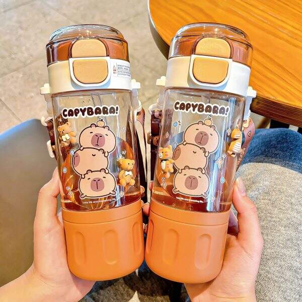 Capibala Double Drink Plastic Cup - Image 1
