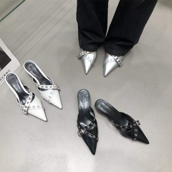 pointed half slippers - Image 1