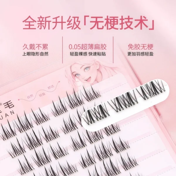 Self adhesive false eyelashes - Image 3