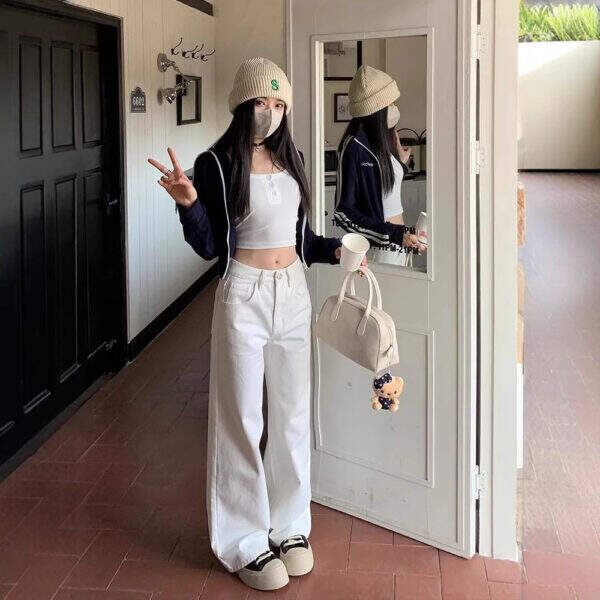 White jeans for women - Image 4