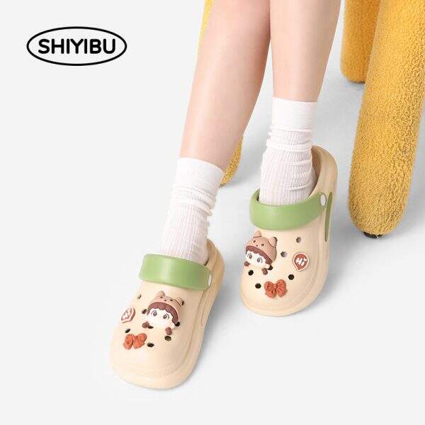 New summer outdoor bear hat girls' hole shoes - Image 2