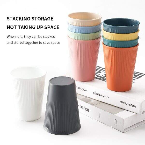 Plastic cup multifunctional anti scald simple material tea cup - Image 2