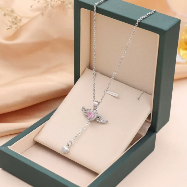 Angel's Wings tassel necklace - Image 2