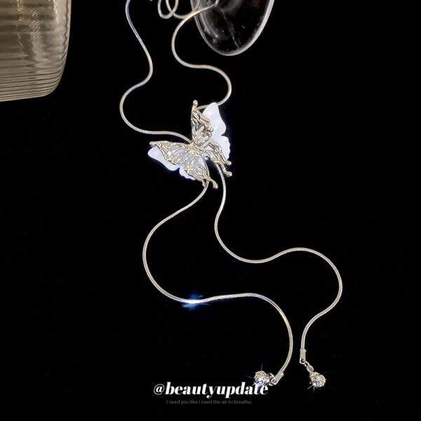 Butterfly tassel necklace - Image 2