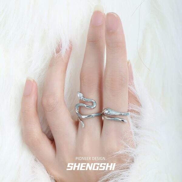 Original Ice Blue Snake Academy Ring - Image 3