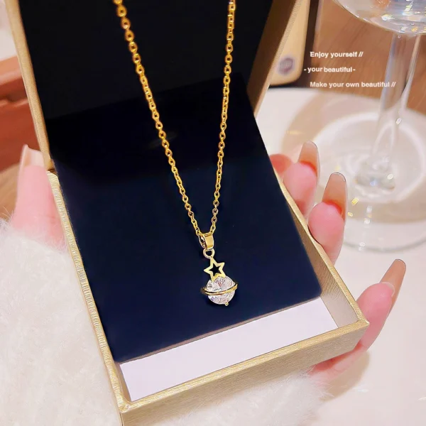Warehouse high-end five pointed star necklace - Image 1
