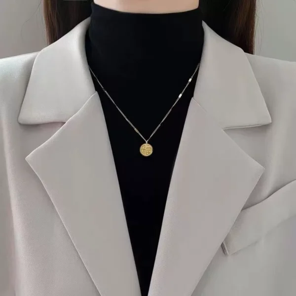 Necklace Gold Outlets Female - Image 4