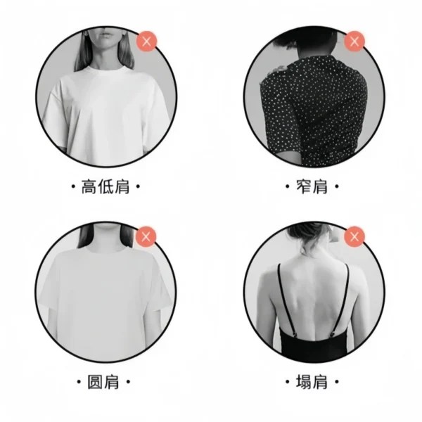 Silicone right angled shoulder pads for women - Image 5