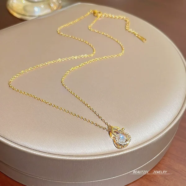 Outlet Clearance Lucky Gourd Collarbone Chain Outlets Female - Image 1