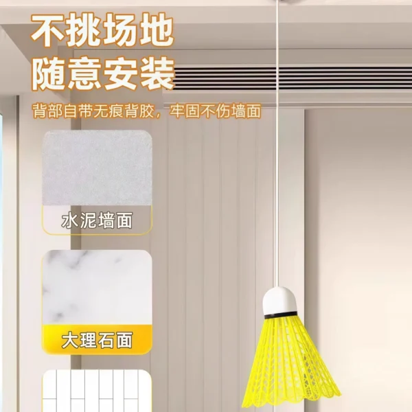 Badminton individual trainer with automatic rebound line for one person - Image 3