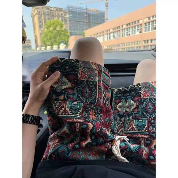 Ethnic style printed shorts for men - Image 5